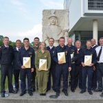 Weiße Fahne für den Bezirk Hollabrunn bei der Feuerwehrmatura