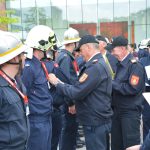 Weiße Fahne für den Bezirk Hollabrunn bei der Feuerwehrmatura