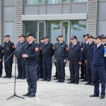 Weiße Fahne für den Bezirk Hollabrunn bei der Feuerwehrmatura