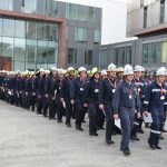 Weiße Fahne für den Bezirk Hollabrunn bei der Feuerwehrmatura